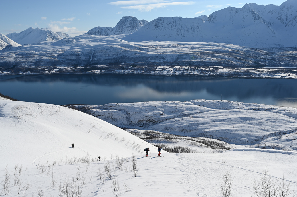 aufstieg sunnmore alpen norwegen